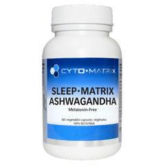 Cyto-Matrix Sleep-Matrix Ashwagandha 60 Vegan Capsules - Improve Sleep, Lessen Irritability, Improve Concentration and Reduce Fatigue in Stressed Individuals