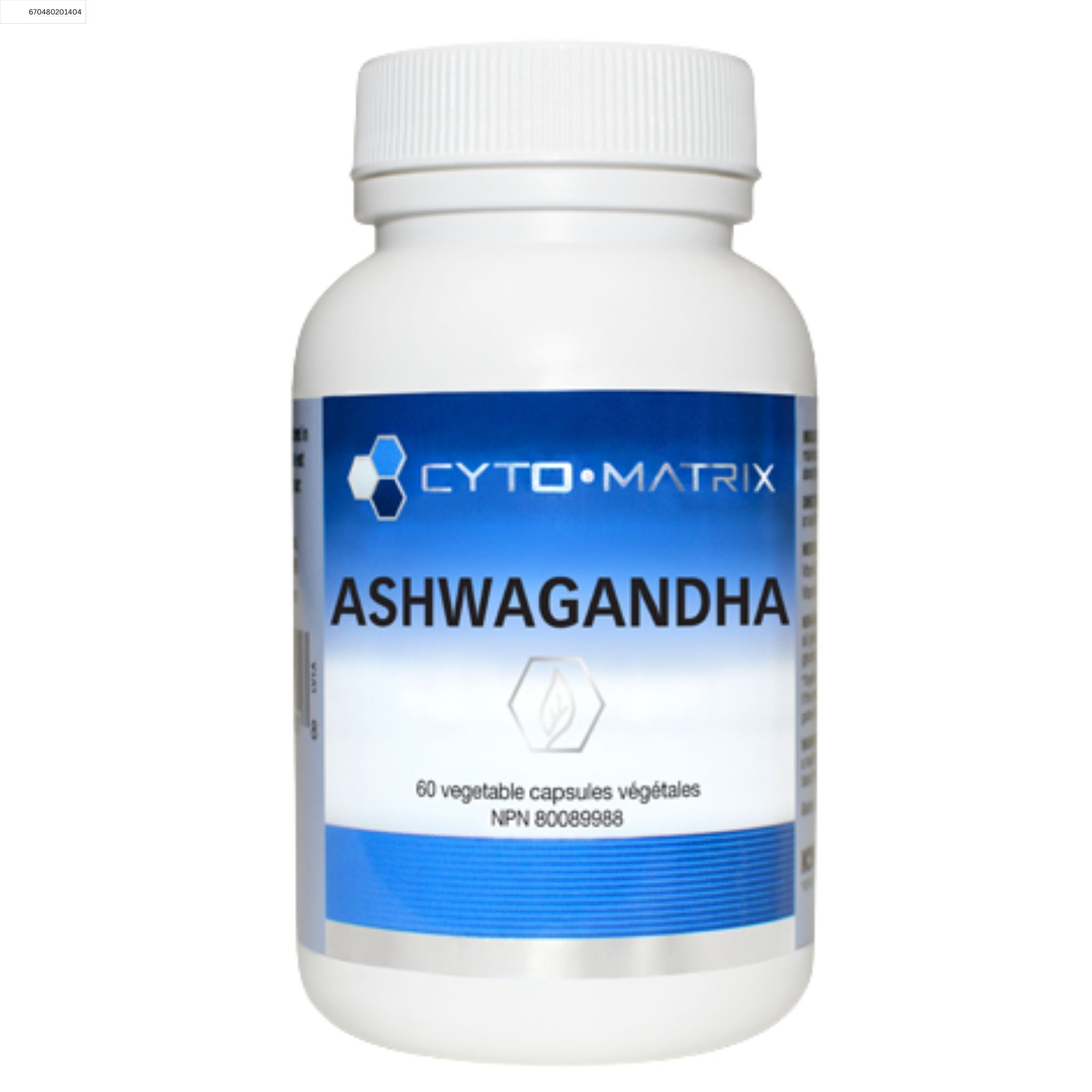 Cyto Matrix Ashwagandha 60 Vegan Capsules - Nature's Source Inc