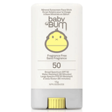 Sun Bum Baby Bum SPF 50 Sunscreen Fragrance - Free Face Stick 13g - A Plant - Based Formula That Absorbs Quickly to the Face for UVA/UVB Protection, Nourish and Hydrate All Skin Types, Suitable for Babies - Nature's Source Inc