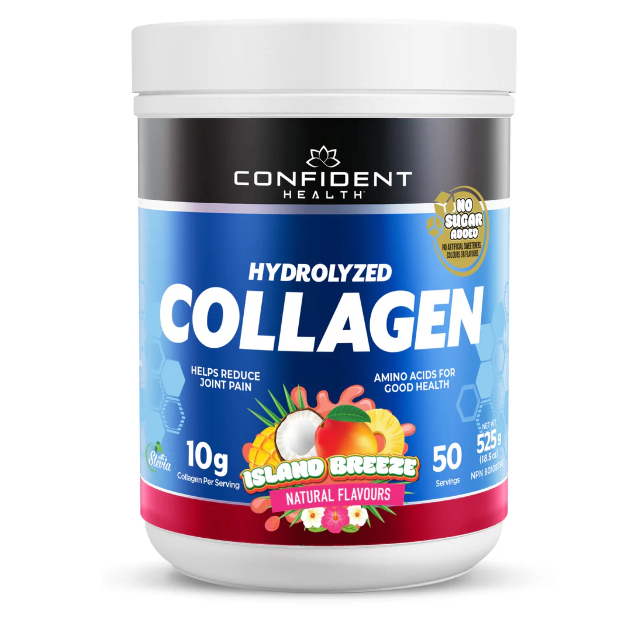 Confident Health Collagen Island Breeze 525g - Nature's Source Inc