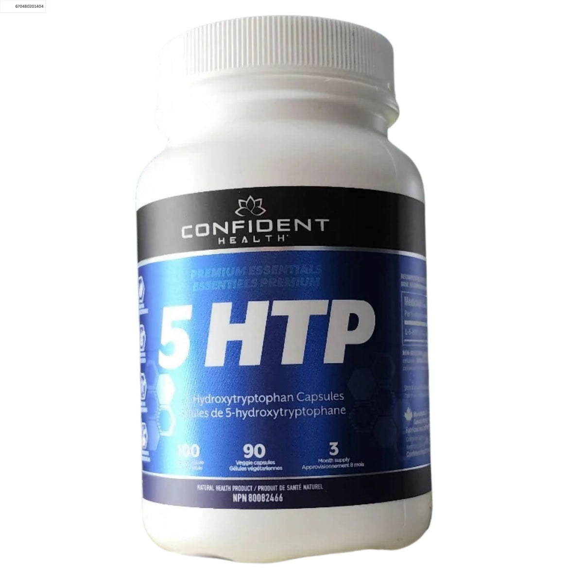 Confident Health 5HTP 90 Vegetable Capsules - Nature's Source Inc
