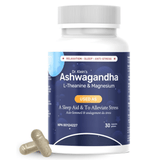 Dr. Klein's Ashwagandha PM 60 Capsules - Combat Stress, Supports Restful Sleep and Overall Vitality, Promotes Relaxation - Nature's Source Inc