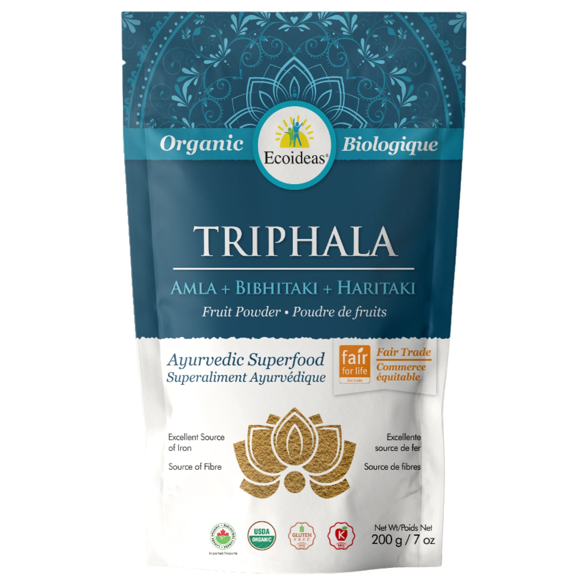 Ecoideas Organic Triphala 200g - Nature's Source Inc