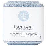 All Things Jill Spearmint + Bergamot Bath Bomb 110g - Nature's Source Inc