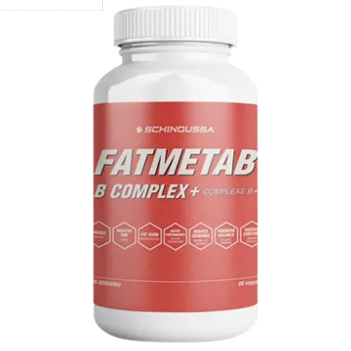 Schinoussa Fatmetab B Complex+ 90 Vegetable Capsules - Nature's Source Inc