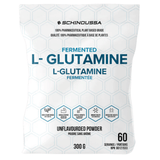 Schinoussa Fermented L - Glutamine 300g - 100% Plant Based Unflavoured Protein Powder, Muscle Repair & Growth, Support Immune Health and Digestive Health - Nature's Source Inc