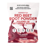 Schinoussa Fermented Beet Root Powder 150g - Improves Heart and Blood Flow Health, Lowers Blood Pressure, Enhances Brain Power, Boosts Athletic Performance, Reduces Inflammation, Aid in Weight Loss - Nature's Source Inc