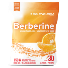 Schinoussa Berberine Drink Mix Orange 150g - Helps Strengthen Heart Health, Kill Bacteria, Regulate Sugar Metabolism, and Reduce Swelling, An Orange Nutrient-Packed Flavoured Drink Mix