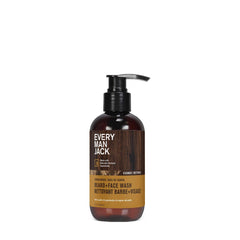 Every Man Jack Beard + Face Wash Sandalwood 200ml