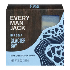 Every Man Jack Cold Plunge Body Bar Glacier Bay 142g - Possess Natural Fragrance and Soapy Texture, Made From the Cold Process, Contains Naturally Derived Ingredients