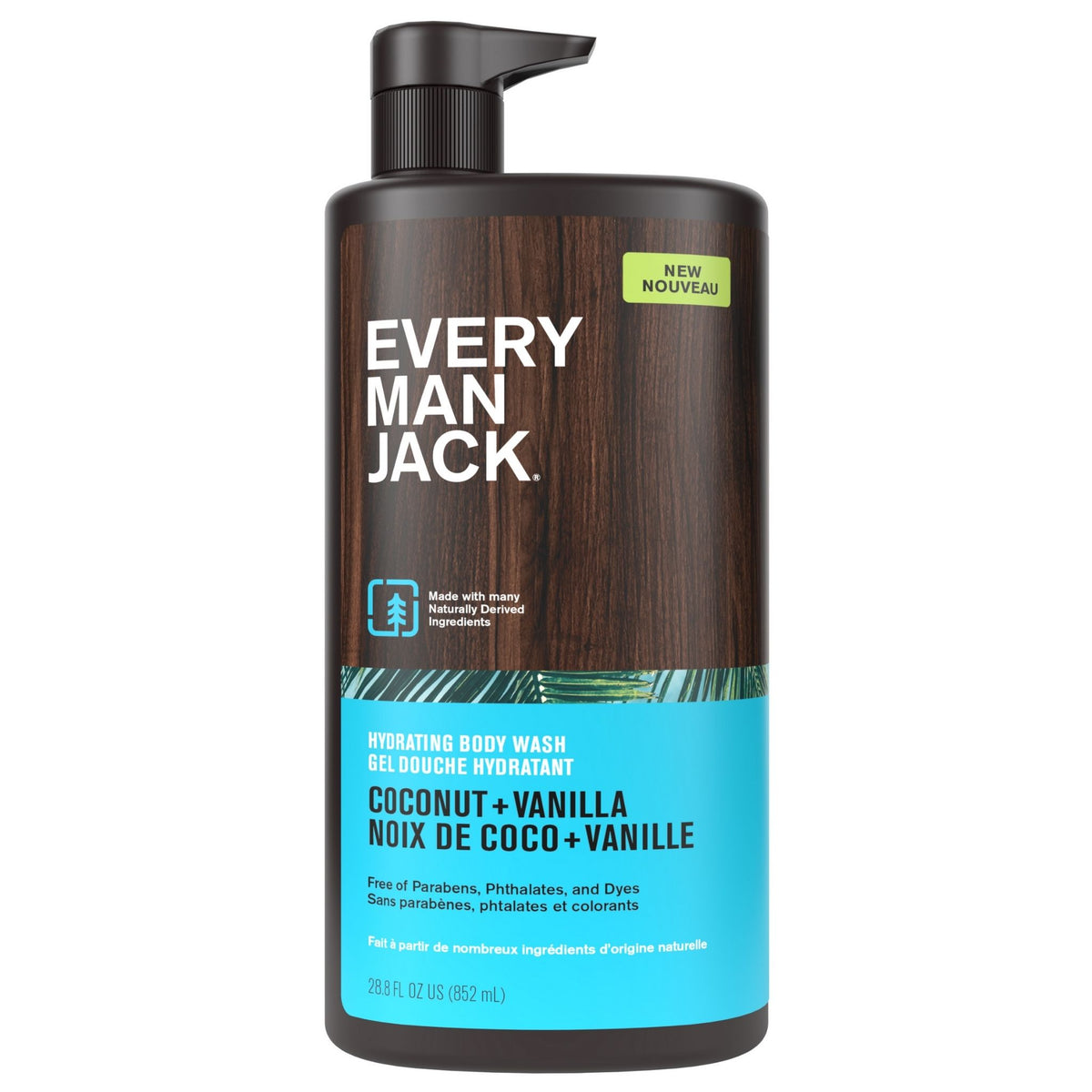 Every Man Jack Body Wash Coconut & Vanilla 852ml - Nature's Source Inc