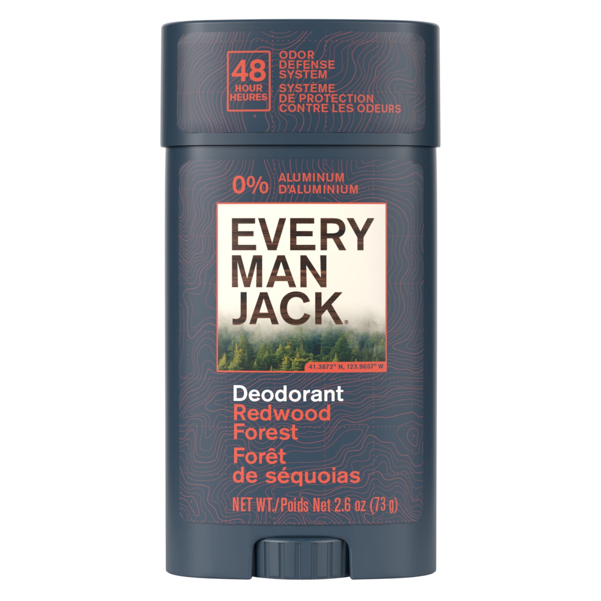 Every Man Jack Redwood Forest Deodorant 73g - Nature's Source Inc