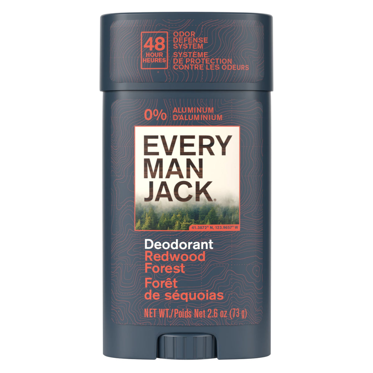 Every Man Jack Redwood Forest Deodorant 73g - Nature's Source Inc