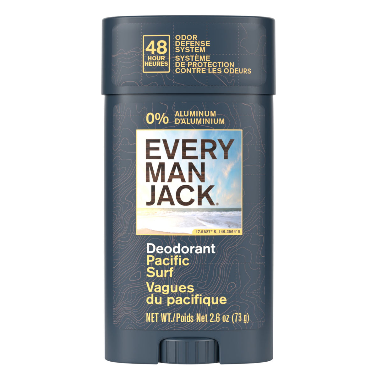 Every Man Jack Pacific Surf Deodorant 73g - Nature's Source Inc