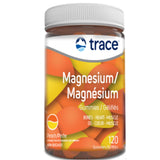 Trace Min Research Magnesium Peach 120 Gummies - Promotes Muscle Relaxation And Bone Health, Provide Relief From Stress, Supports Energy Production, Improves Sleep Quality - Nature's Source Inc