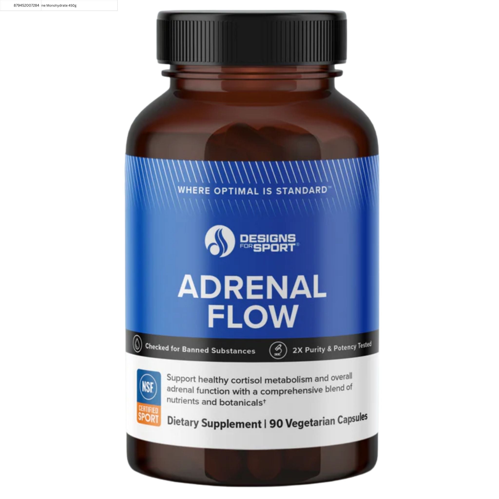 Designs For Sport Adrenal Flow 90 Vegetarian Capsules - Nature's Source Inc