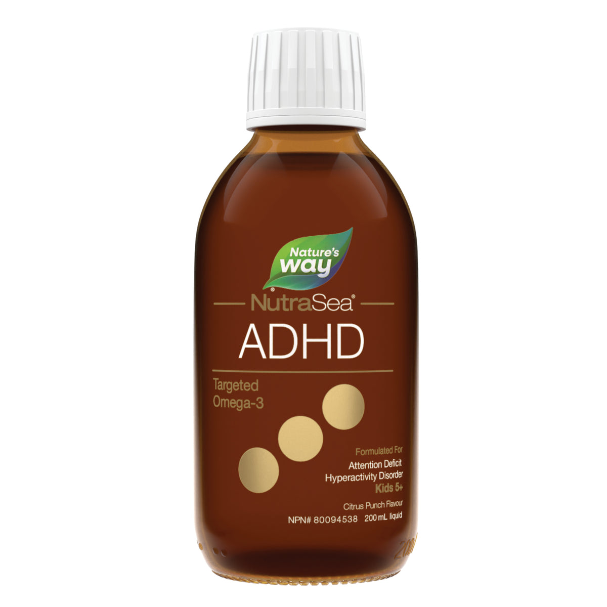NutraSea ADHD Targeted Omega - 3 Citrus Punch, 200ml - Nature's Source Inc