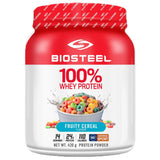 BioSteel 100% Whey Protein Fruity Cereal 420g - Post - workout Protein With Enhanced Absorption, Easy to Digest, Rbgh Hormone Free - Nature's Source Inc