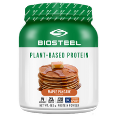 BioSteel Plant-Based Protein Maple Pancake 462g - Plant-Based Protein Includes Brown Rice, Pea, And Pumpkin Seeds, Complete Protein Source, Helps Build Strong Muscles