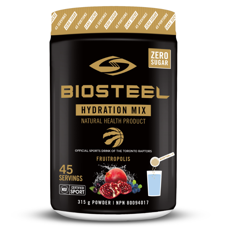 BioSteel Hydration Mix Fruitropolis 315g - Keep Hydrated All Day With Delicious, Instant Hydration, Supports Overall Health, Energy Production And Normal Function Of Immune System