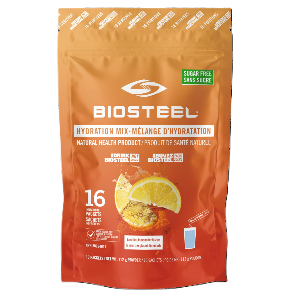 BioSteel Hydration Mix Iced Tea Lemonade 16 Packets - Nature's Source Inc