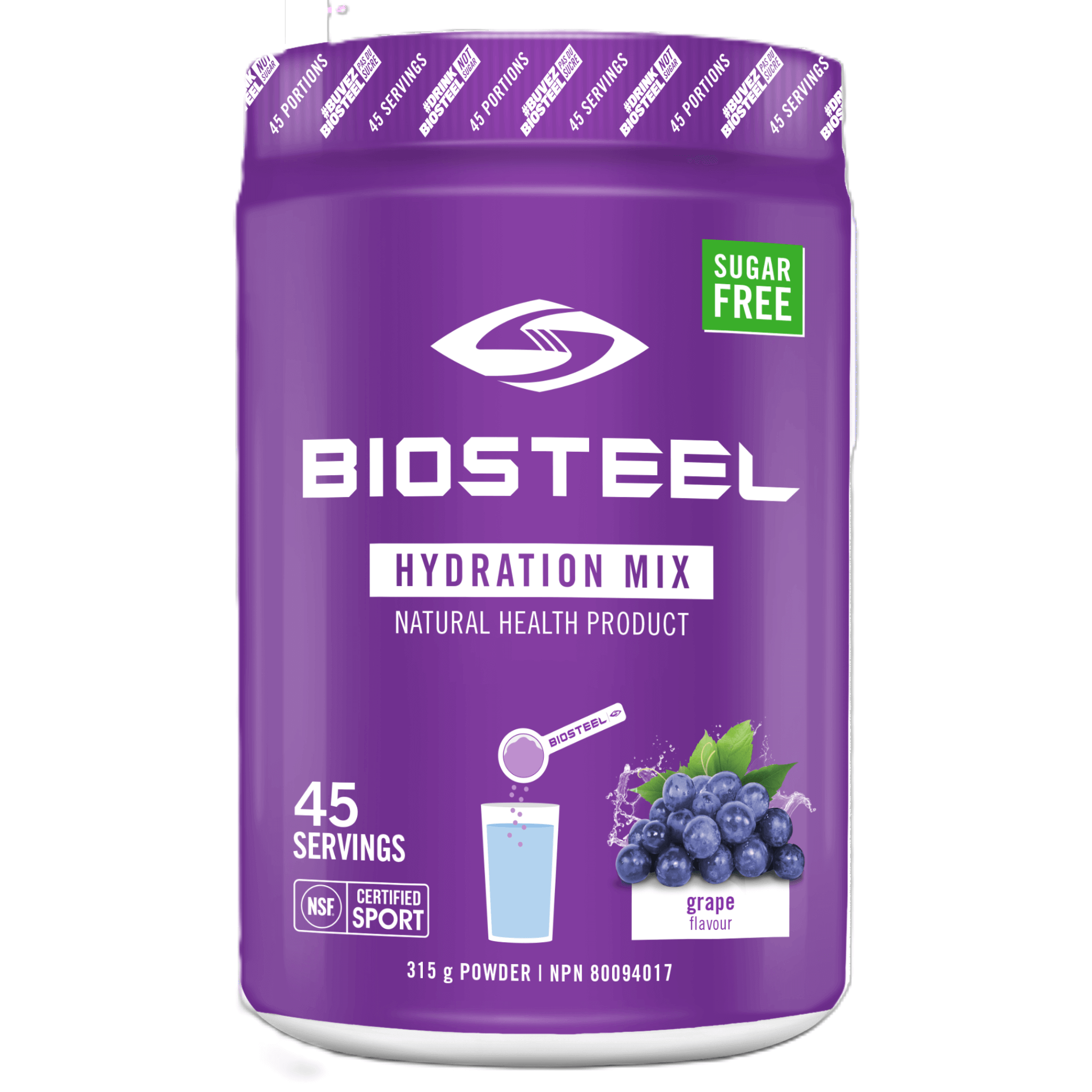 BioSteel Hydration Mix Grape 315g