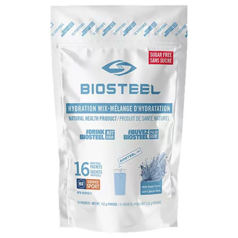 Biosteel Hydration Mix White Freeze 16 Packs - Help Keep You Hydrated Throughout The Day, Contains Vitamins And Minerals To Support Overall Good Health And Normal Function Of Your Immune System