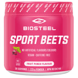 BioSteel Sport Beets Fruit Punch 225g - Helps Delay Fatigue During Physical Activity, Aids In Muscle Recovery, Supports Physical Performance, Good Pre - Workout Support - Nature's Source Inc