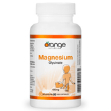 Orange Naturals Magnesium Glycinate 180mg 60 Vegetarian Capsules - Nature's Source Inc