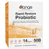 Orange Naturals Rapid Restore Probiotic 50B 30 Vegetarian Capsules - Nature's Source Inc
