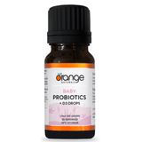 Orange Naturals Baby Probiotics + D3 Drops 10ml - Nature's Source Inc
