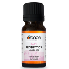 Orange Naturals Baby Probiotics + D3 Drops 10ml