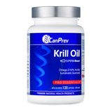 CanPrev Krill Oil 120 Softgels - Helps to Reduce Inflammation, Alleviate Pain Associated With Osteoarthritis, Improves Skin Hydration and Elasticity - Nature's Source Inc