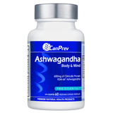 CanPrev Ashwagandha Body And Mind 600mg 60 Vegan Capsules - Improves Quality Of Sleep, Supports Thyroid Function, Promotes Healthy Testosterone And Libido, Helps Increase Energy And Resistance To Stress - Nature's Source Inc