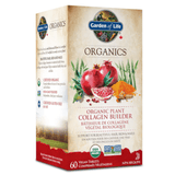 Garden Of Life Organics Organic Plant Collagen Builder 60 Vegan Tablets - Whole Food Silica & Biotin for Hair, Skin, Nails and Joint Support - Nature's Source Inc
