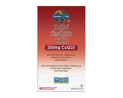 Garden of Life Raw CoQ10TM 200mg 60 Veg-Caps