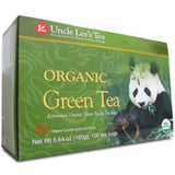 Uncle Lee's Tea Legends of China Organic Green 100 Bags - Possess Antioxidant Properties, Mood - Refreshing Tea, Alternative to Sugary Drinks - Nature's Source Inc