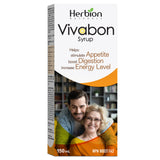Herbion Vivabon Syrup 150ml - Helps Stimulate Appetite, Boost Digestion, And Increase Energy Level, Provide Relief From General Debility And Memory Improvement, Contains 6 Wholesome Herbs - Nature's Source Inc