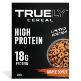 Truely Cereal Maple Donut 200g - Supports Muscle Growth And Recovery Without Excess Calories, Provides All Essential Amino Acids, Perfect For Breakfast Or Healthy Snack, Rich in Protein - Nature's Source Inc