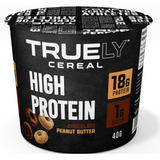 Truely Cereal Cup Chocolate Peanut Butter 40g - High Protein Cereal, Easy To Digest, Supports Muscle Growth And Recovery Without Excess Calories, Suitable For Athletes - Nature's Source Inc