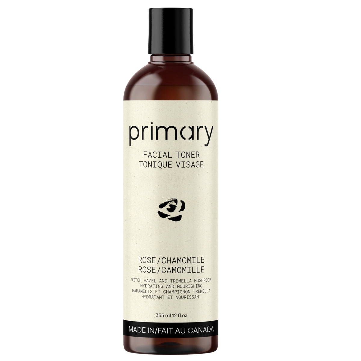 Primary Facial Toner Rose & Chamomile 355ml - Nature's Source Inc