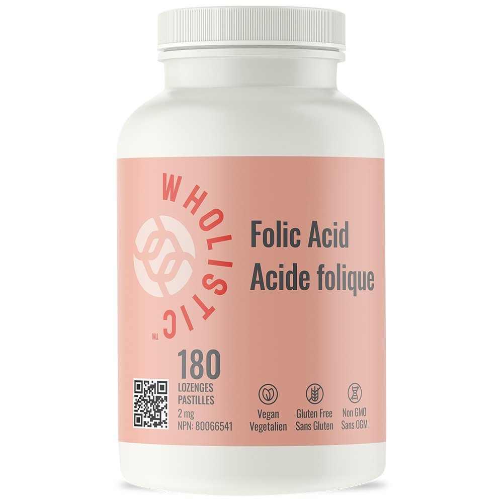 Wholistic Folic Acid 180 lozenges