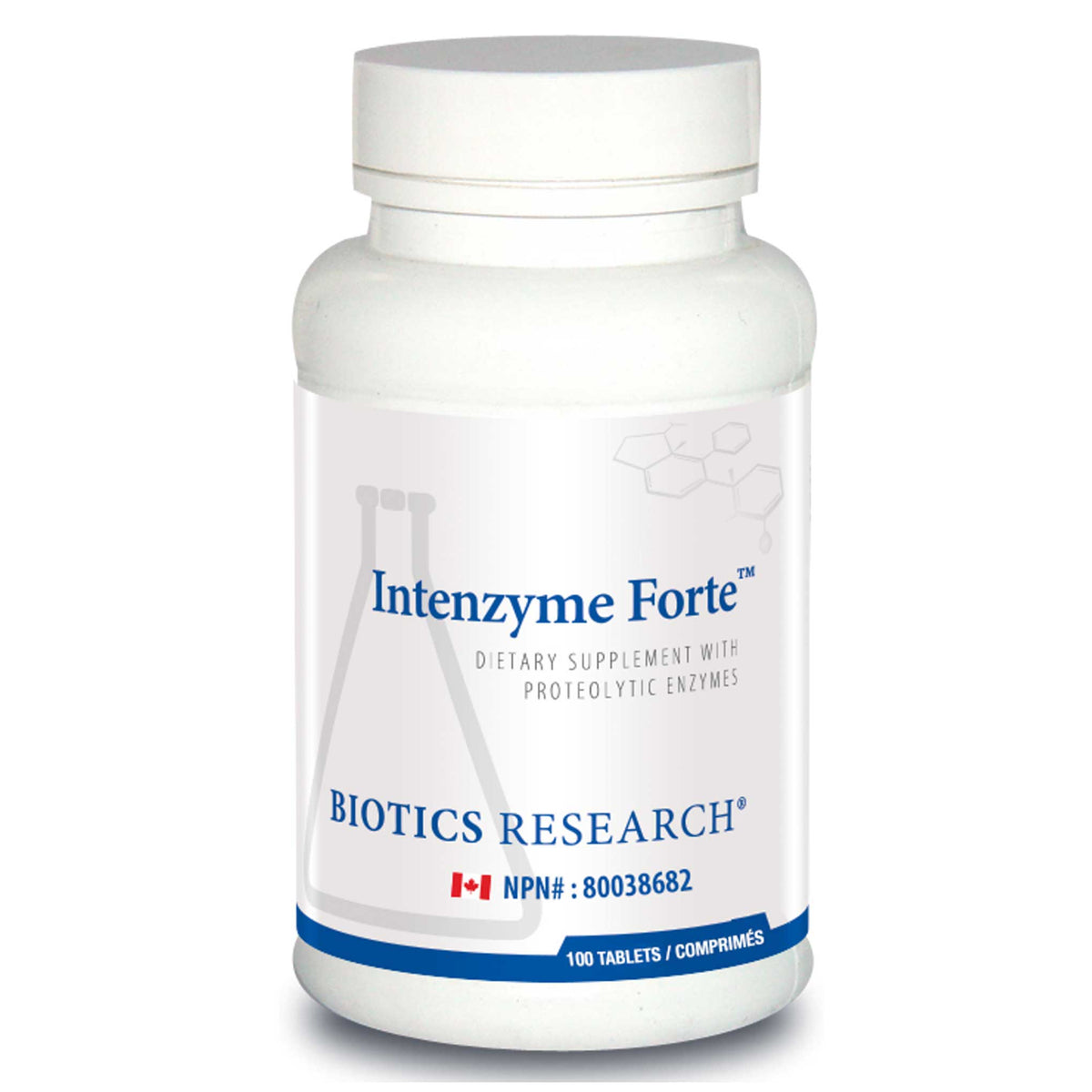 Biotics Research Intenzyme Forte 100 Tablets