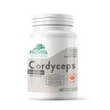 Provita Cordyceps CSM - 2000 90 Vegan Capsules - Antimicrobial, Antibacterial, and Anti - aging Properties, Treat Fatigue, Sickness, and Low Sex Drive - Nature's Source Inc