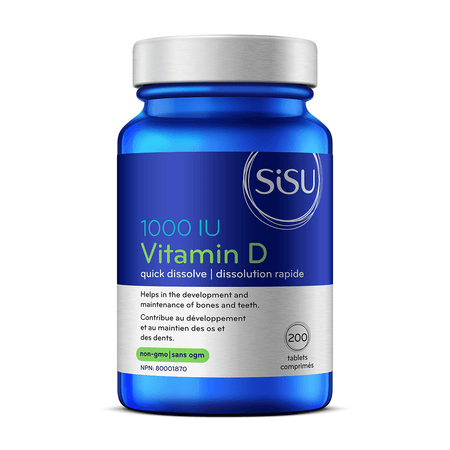 Sisu Vitamin D 1000 IU - 200 Tablets