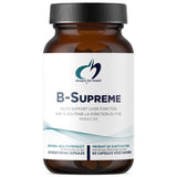 Designs for Health B - Supreme 60 Capsules - Bioactive Methylated B Complex Vitamins For Nervous System and Mood Health - Nature's Source Inc