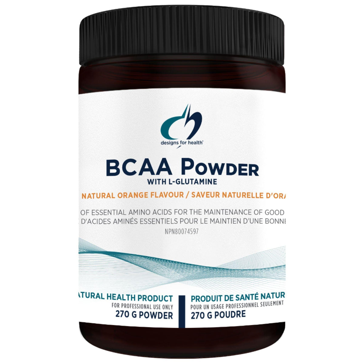 Designs For Health BCAA Powder with L-Glutamine 270g