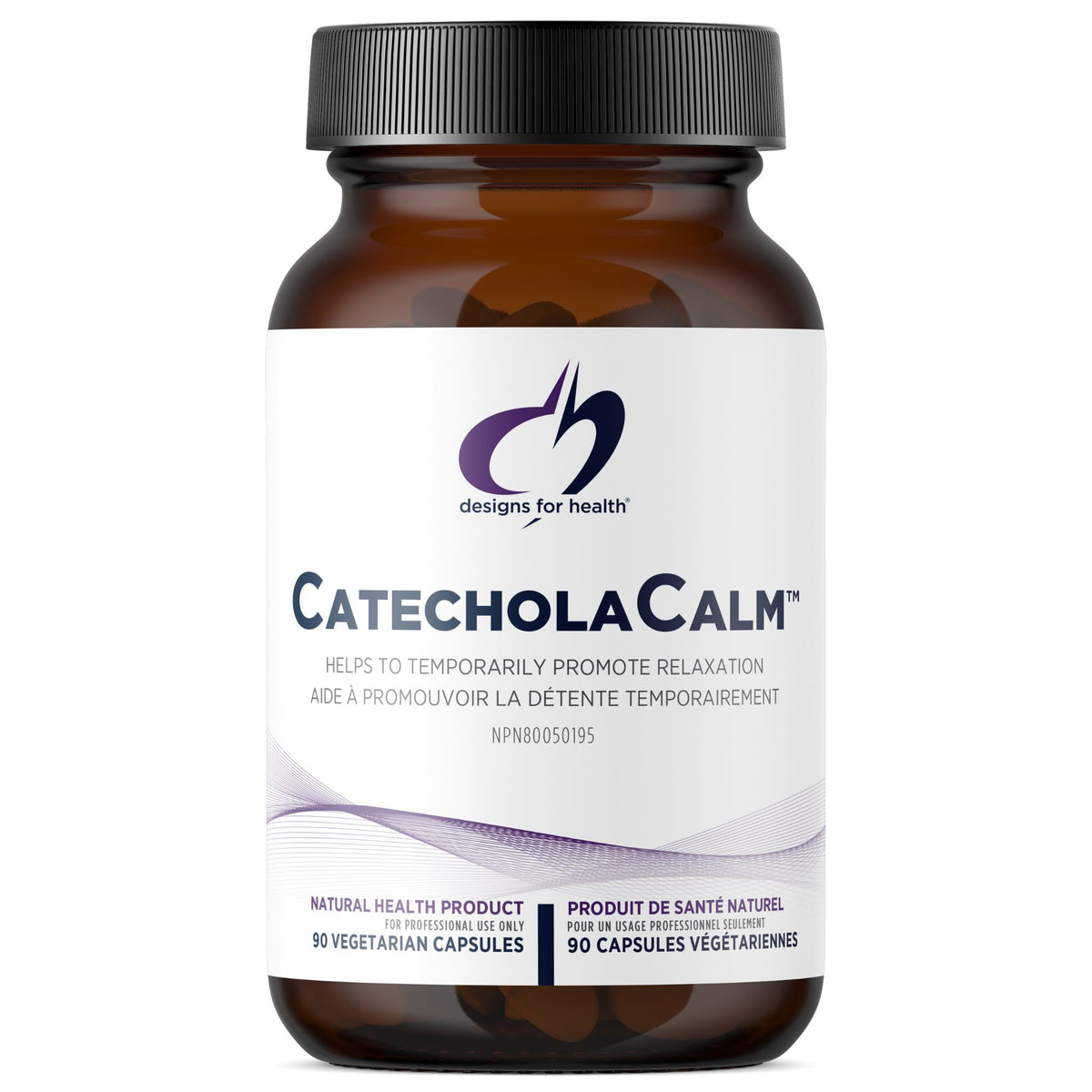 Designs for Health CatecholaCalm™ 90 Capsules - Support Healthy Catecholamine Metabolism With Adaptogenic Herbs And Nutrients, Help Maintain Normal Mood And Promote Calm And Relaxation, Help Manage Occasional Stress - Nature's Source Inc
