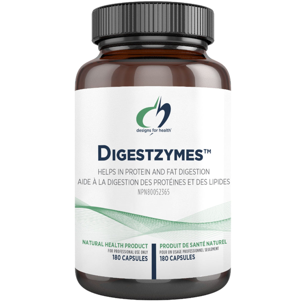 Designs for Health Digestzymes 180 Capsules - Digestive Enzymes With Betaine HCl Helps in Protein and Fat Digestion, Gas & Bloating Relief - Nature's Source Inc