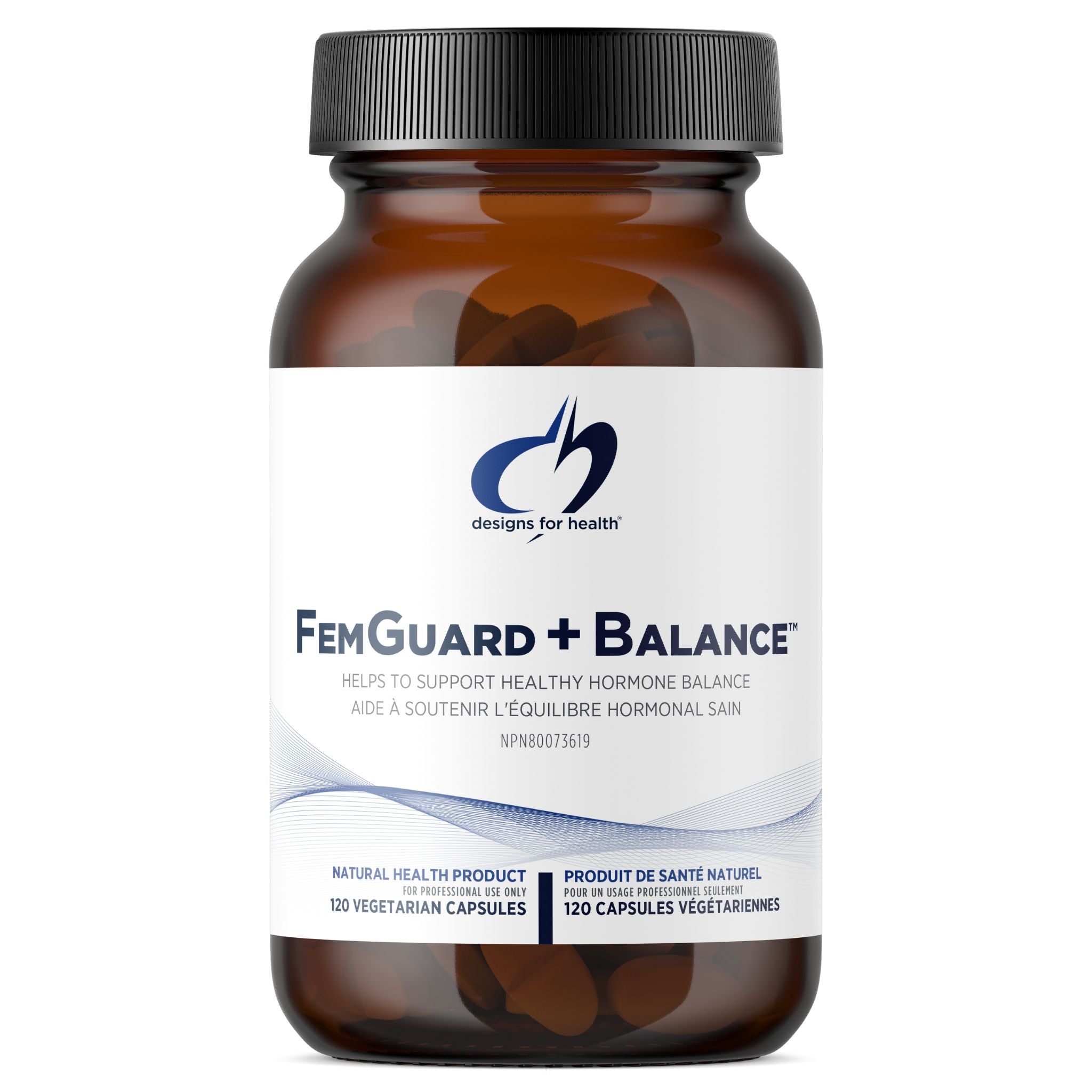 Designs for Health FemGuard+Balance 120 Capsules - Supports Hormone Balance, Especially During Menopause, Promotes Healthy Estrogen Metabolism And Mood Support, Helps In Normal Detoxification - Nature's Source Inc